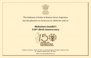 Celebration of 150 Birth Anniversary of Mahatama Gandhi