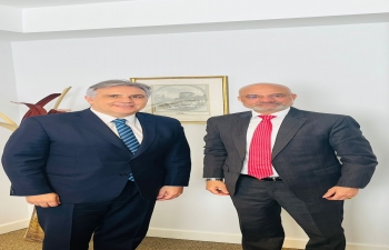 El Embajador Dinesh Bhatia se reunió con Martin Llaryora, Gobernador de Cordoba