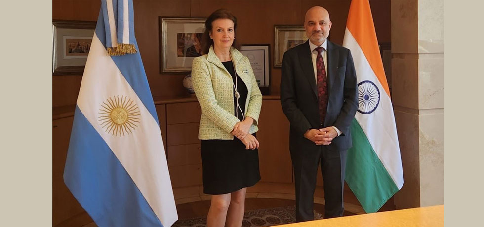 Ambassador Dinesh Bhatia met Diana Mondino, Minister of Foreign Affairs  on 20 September 2024. 