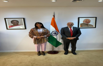 Ambassador Dinesh Bhatia received Lorena Villaverde, MP representing Rio Negro Province