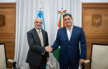 Ambassador Dinesh Bhatia met Lisandro Catalán, Vice Chief of Vicejefatura de Gabinete del Interior