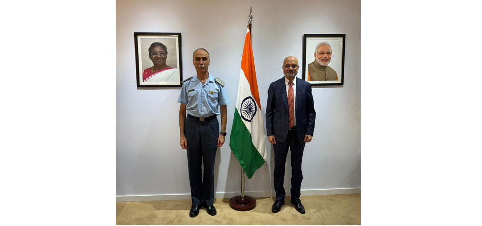 El Embajador Dinesh Bhatia recibió al Brigadier Gustavo Valverde, Jefe de la Fuerza Aérea Argentina el 12 de diciembre de 2024